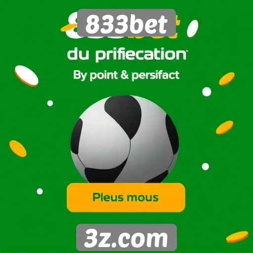 Bônus e promoções atraentes do 833bet