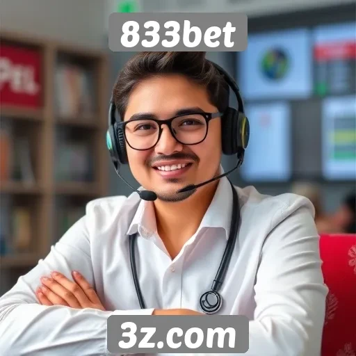 Desempenho do suporte ao cliente no 833bet