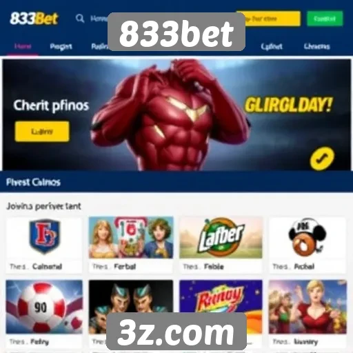 Principais jogos disponíveis na plataforma 833bet